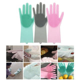 Silicone Scrubber Bristly Gloves